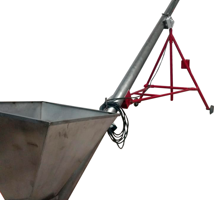 Sistema de descarga de camión a costal